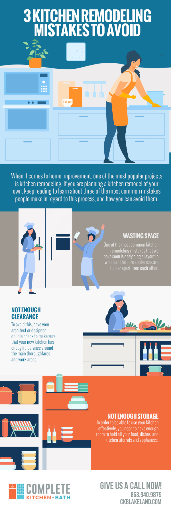 3 Kitchen Remodeling Mistakes to Avoid [infographic]